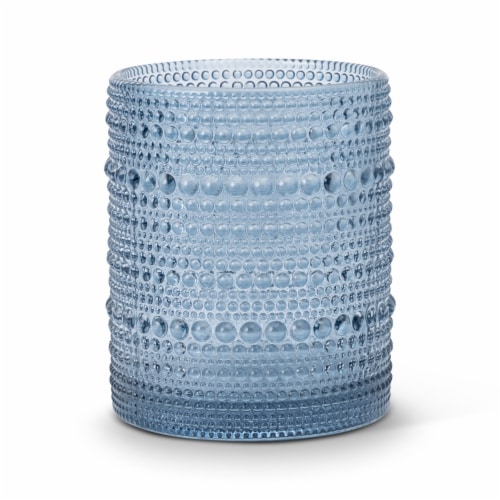Core Home™ Bubbles Double Old Fashioned Glass - Blue Perspective: front