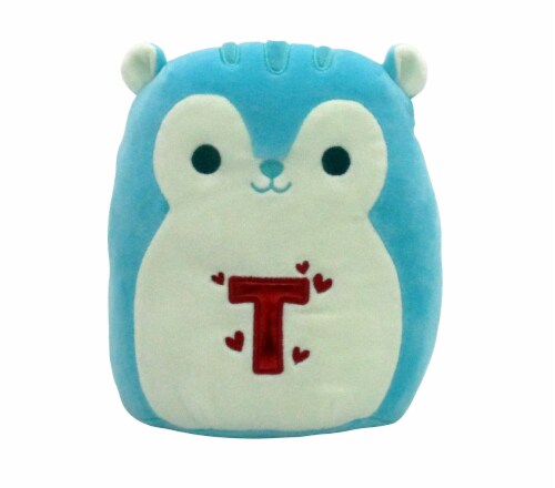 Squishmallows Monogram T Plush Perspective: front