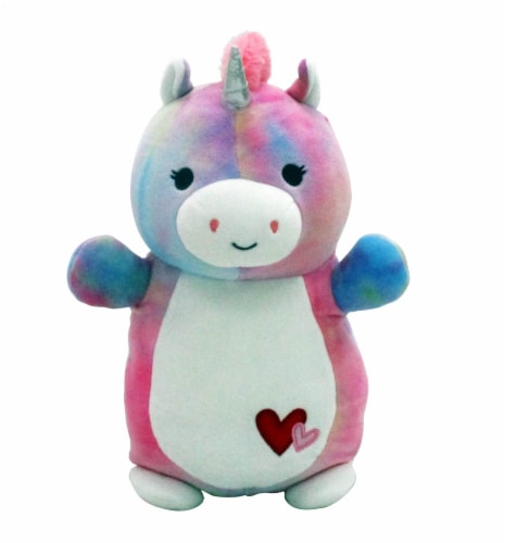Squishmallows Hugmees Tie Dyed Unicorn Plush Perspective: front