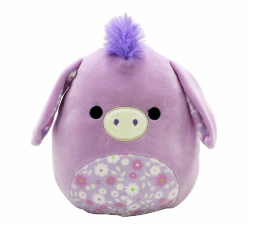 8" Lavendar Donkey Easter Squishmallow Perspective: front