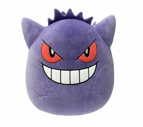 Squishmallows 14" Pokemon Genger Plush Toy Perspective: front