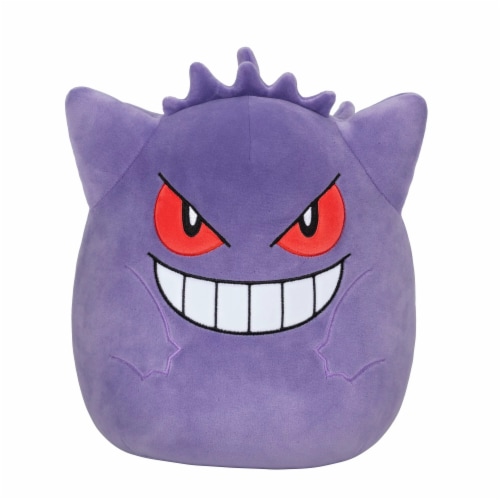 Squishmallows 14" Pokemon Genger Plush Toy Perspective: front