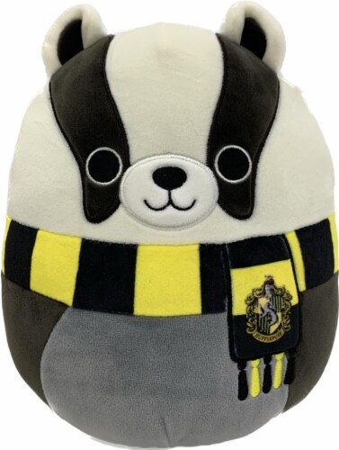 Squishmallows 8 Harry Potter Hufflepuff Badger Plush Toy, 8 in