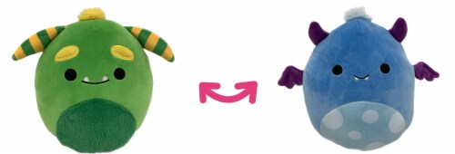 Squishmallows 8" Green and Blue Monster Plush Toy Perspective: front