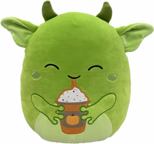 Squishmallows 12 Green Goblin with Latte Halloween Plush Toy, 12