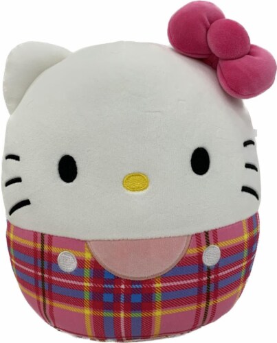 Squishmallows 8 Pink Plaid Hello Kitty Plush Toy, 8 in - Fred Meyer