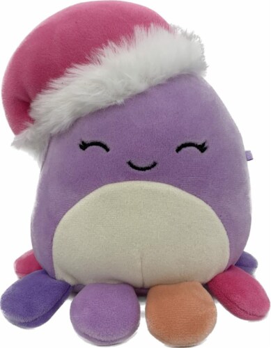 Jazwares Purple Octopus Plush Toy Perspective: front