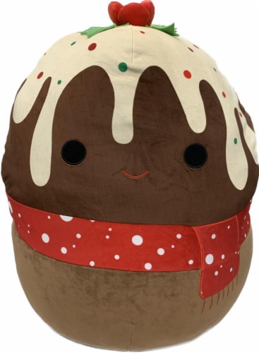 Jazwares Christmas Pudding Plush Toy Perspective: front