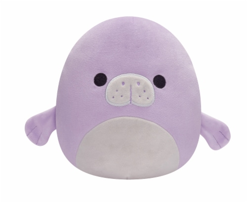 Squishmallows Purple Manatee Plush Perspective: front