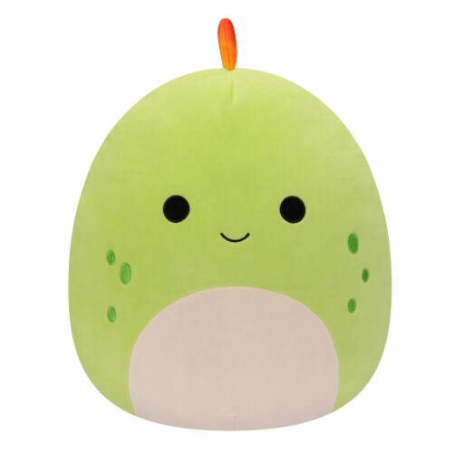 Squishmallows 16 Inch Green Stegosaurus Plush Toy Perspective: front