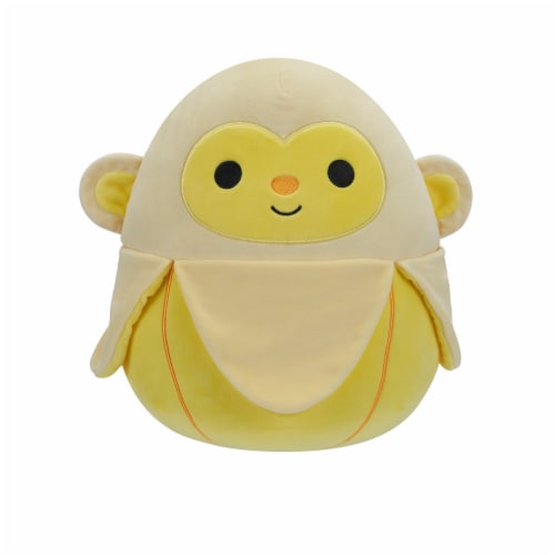 Squishmallows Banana Monkey Plush Toy Perspective: front