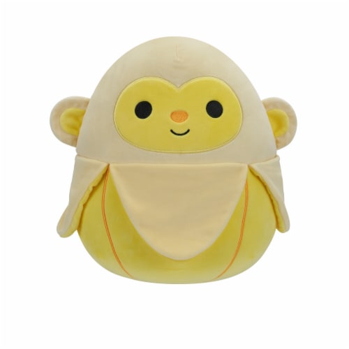 Squishmallows 12" Summer Banana Monkey Plush Toy Perspective: front