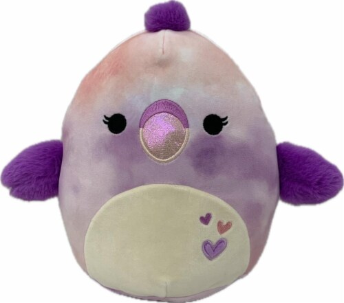 Squishmallows 8" Valentine's Day Parrot Plush Toy Perspective: front