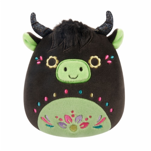Squishmallows Day of The Dead Highland Cow Perspective: front
