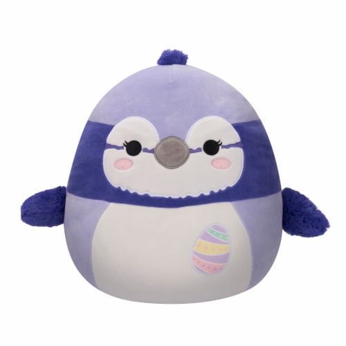 Squishmallows 12" Purple Jay Easter Plush Toy Perspective: front