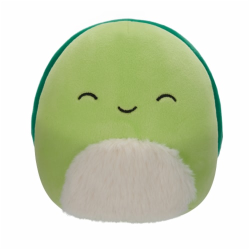 Squishmallows 8" Green Turtle w/Closed Eyes & Fuzzy Belly Perspective: front