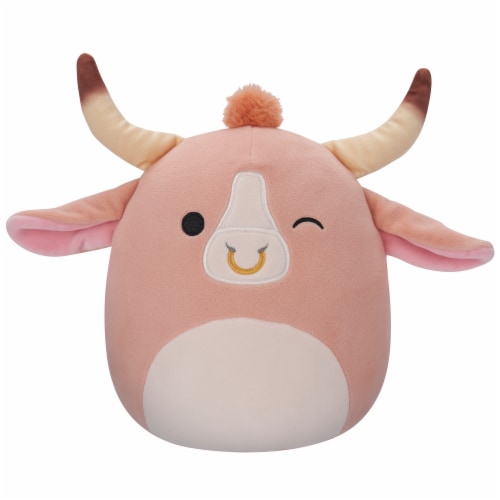 Squishmallows 8" Peach Brahma Bull Perspective: front
