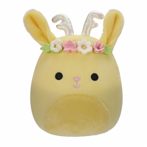 Squishmallows 8" Light Yellow Jackalope Perspective: front