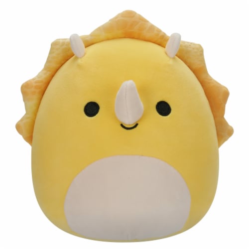 Squishmallows Triceratops Plush Toy - Yellow Perspective: front