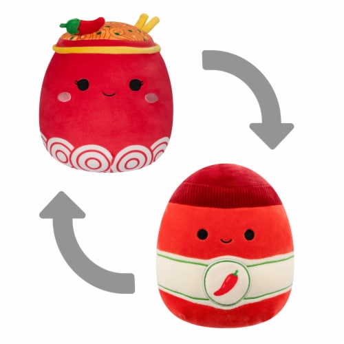 Bum Bunz Red Fire Noodles & Sriracha Plush Perspective: front