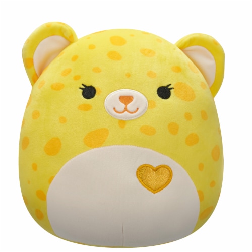 Squishmallows 12" Yellow Cheetah Plush Toy Perspective: front