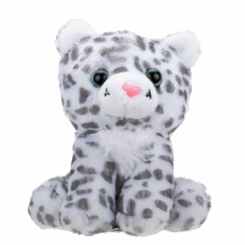 Petooties Snow Leopard Plush Toy Perspective: front