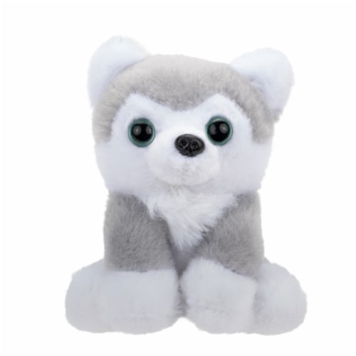 Petooties Husky Plush Toy Perspective: front