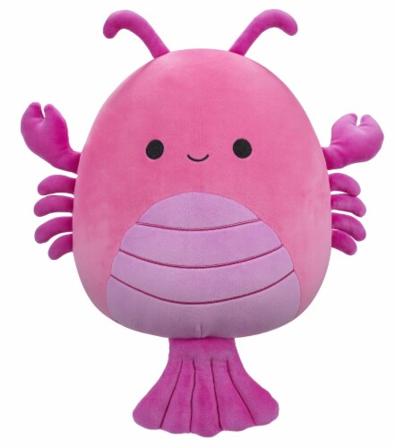 Squishmallows 12" Hot Pink Lobster Perspective: front