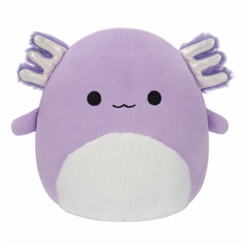 Squishmallows Purple Axolotl With Fuzzt Belly Plush Perspective: front
