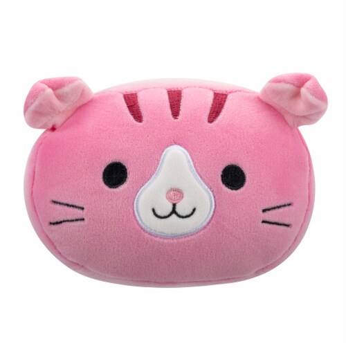 Squishmallows Stackables Scottish Fold Cat Plush Toy - Pink Perspective: front