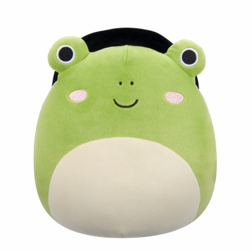Squishmallows 8" Green Frog With Witch Hat Plush Toy Perspective: front