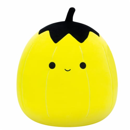 Squishmallows 12" Neon Yellow Pumpkin Plush Toy Perspective: front