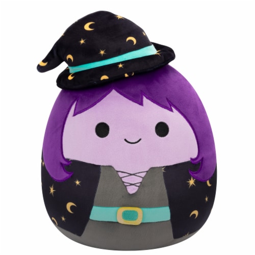 Squishmallows 12" Purple Witch Plush Toy Perspective: front