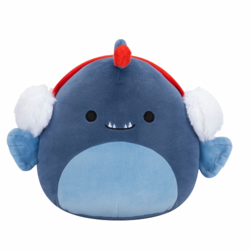 Squishmallows Holiday Plush Toy - Navy Anglerfish Perspective: front