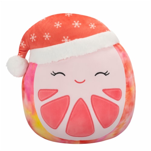 Squishmallows Holiday Plush Toy - Pink Grapefruit Perspective: front