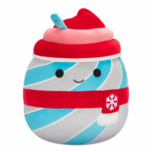 Squishmallows Holiday Plush Toy - Purple and Blue Slushy Perspective: front