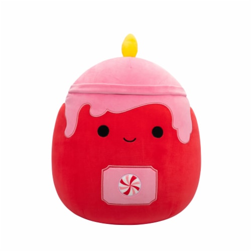 Squishmallows Christmas Red Candle Perspective: front