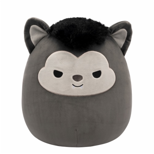 Squishmallows 12" Grey Werewolf Plush Toy Perspective: front
