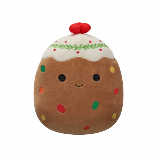Squishmallows 8" Holiday Fruit Cake Plush Toy Perspective: front