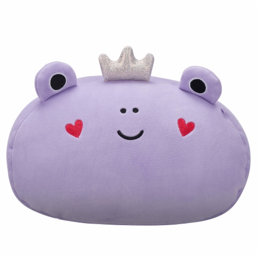 Squishmallows 12" Stackable Purple Fancine Frog Plush Toy Perspective: front