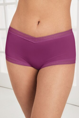 Maidenform Purple Ruby Boyshort Women's Underwear - Large Perspective: front