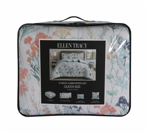 Ellen Tracy™ Floral Comforter Set Perspective: front
