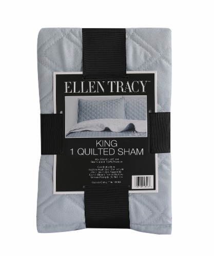 Ellen Tracy™ Solid Single King Quilted Sham Perspective: front