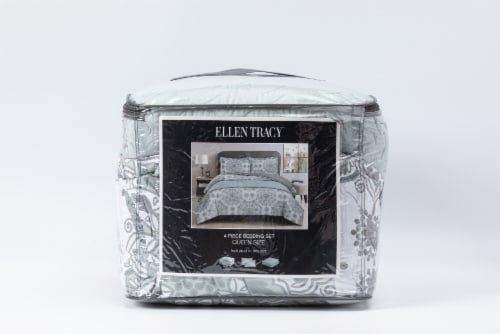Ellen Tracy 4 Piece Comforter Set - Medallion Perspective: front