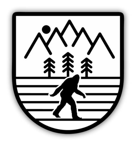Stickers Northwest Sasquatch Vinyl Sticker Perspective: front