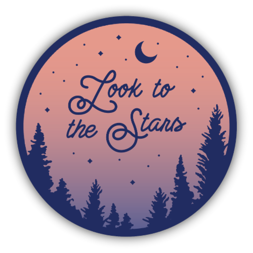 Stickers Northwest Vinyl Sticker - Look To The Stars Perspective: front