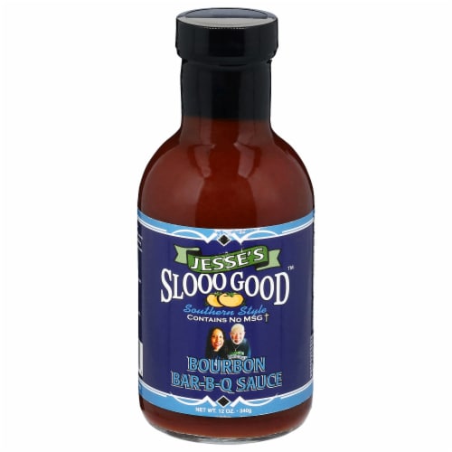 Jesse's Slooo Good™ Bourbon BBQ Sauce Perspective: front