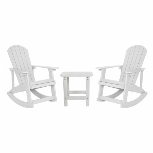 Set of 2 Savannah Commercial Grade All Weather Poly Resin Wood