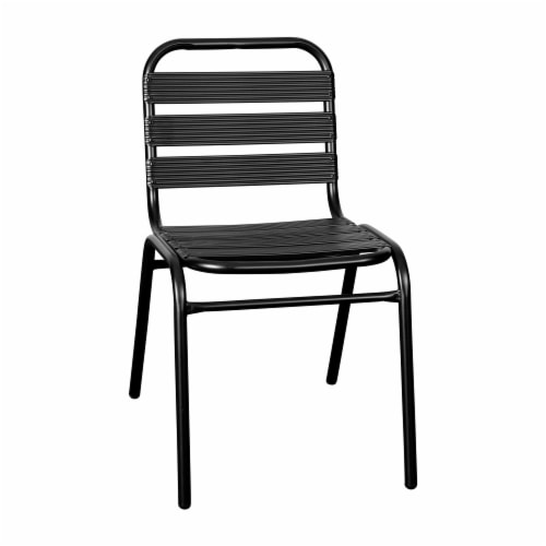 Black outdoor stacking chairs deals