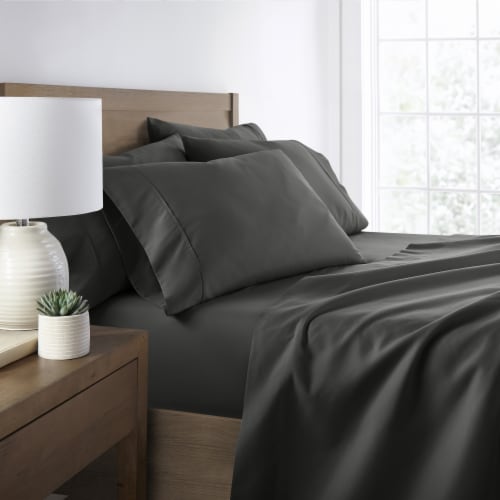 Linen Studio Essential Colors Microfiber Bed Sheet Set with Extra Pillowcases TwinXL QFC